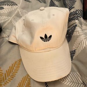 White adidas hat